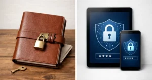 Porównanie bezpieczeństwa papierowego i cyfrowego dziennika snów – różne metody ochrony prywatności